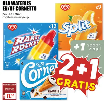 Aanbieding: OLA WATERIJS EN/OF CORNETTO