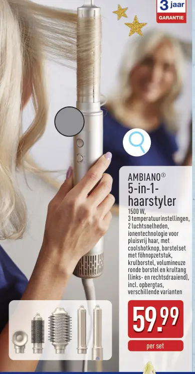 Promotie: 5-in-1-haarstyler
