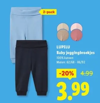 Aanbieding: Baby joggingbroekjes