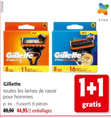 Offre: Gillette