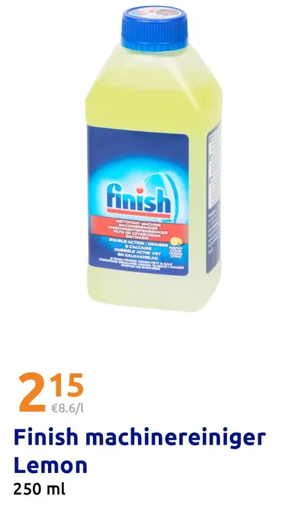 Promotie: Finish machinereiniger Lemon