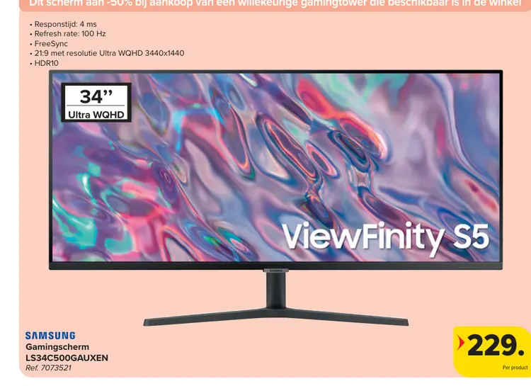 Promotie: Gamingscherm