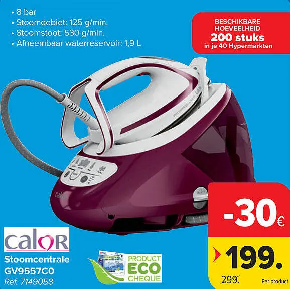 Aanbieding: Stoomcentrale GV9557CO