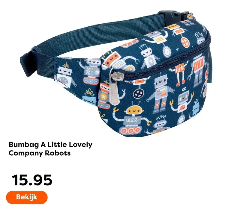 Aanbieding: Bumbag A Little Lovely Company Robots