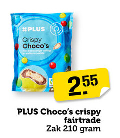 Aanbieding: Choco's crispy fairtrade