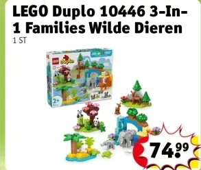 Aanbieding: LEGO Duplo 10446 3-In-1 Families Wilde Dieren
