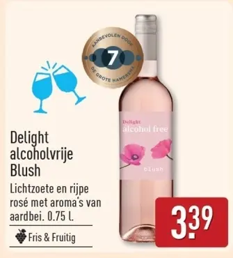 Aanbieding: Delight alcoholvrije Blush