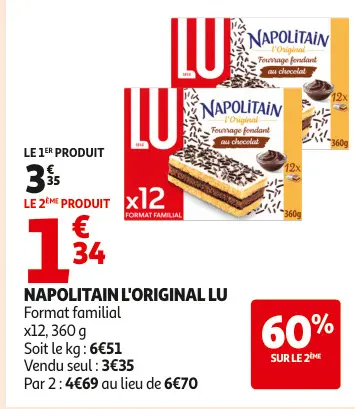 Promotie: Napolitain l'original