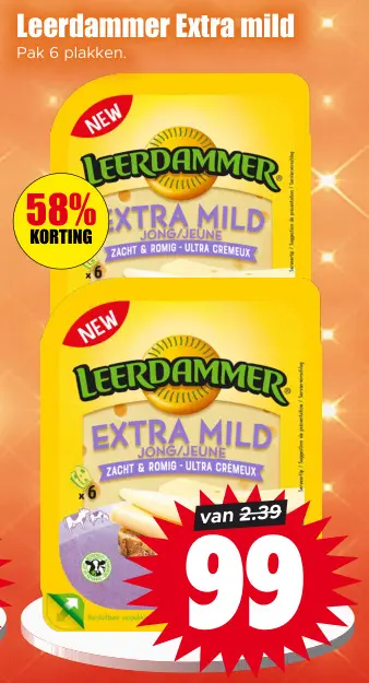 Aanbieding: Extra mild kaas
