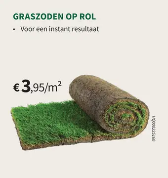 Aanbieding: Graszoden op rol gazon grow