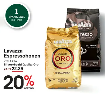 Aanbieding: Lavazza Espressobonen