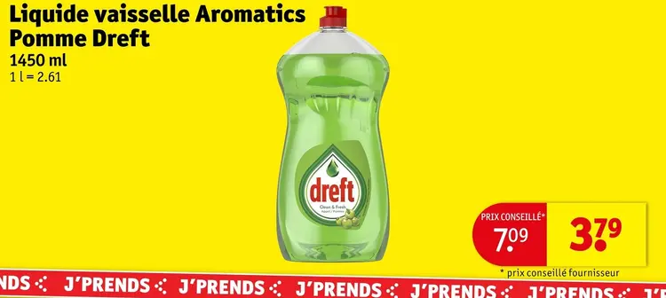 Offre: Liquide vaisselle Aromatics Pomme