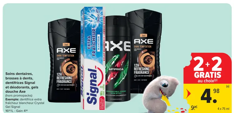 Offre: Soins dentaires, brosses à dents, dentifrices