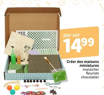 Offre: Créer des maisons miniatures