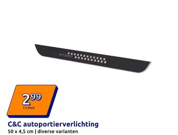 Aanbieding: C&C autoportierverlichting