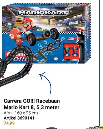 Aanbieding: Carrera GO!!! Racebaan - Mario Kart 8