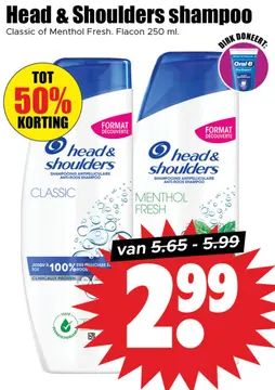 Aanbieding: Head & Shoulders shampoo