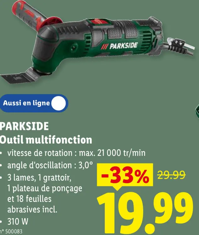 Offre: Outil multifonction