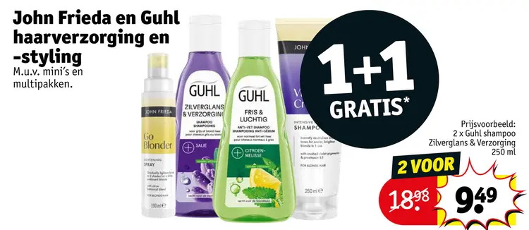 Promotie: Haarverzorging en -styling