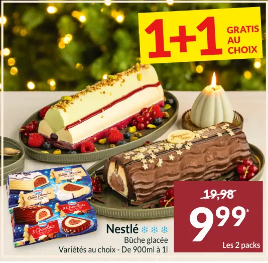 Offre: Bûche glacée