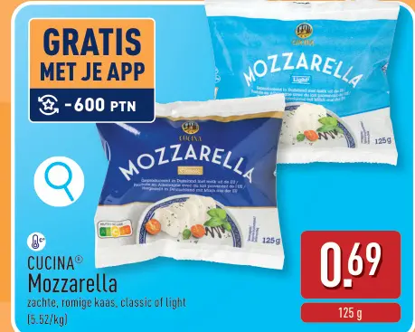 Promotie: CUCINA® Mozzarella