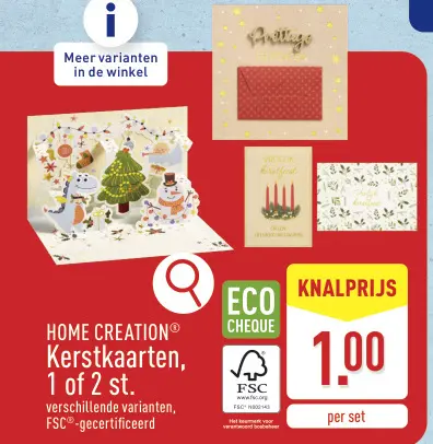 Aanbieding: Kerstkaarten