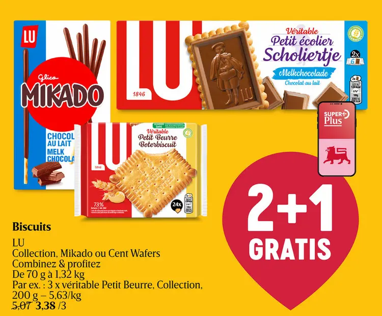 Offre: Biscuits | Cent Wafers | Chocolat | 5-Pack