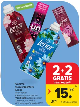 Aanbieding: Gamma wasverzachters Lenor