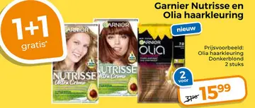 Aanbieding: Garnier Nutrisse en Olia haarkleuring