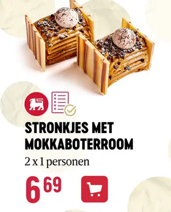 Aanbieding: Stronkjes met mokkaboterroom