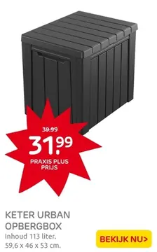 Aanbieding: KETER URBAN OPBERGBOX