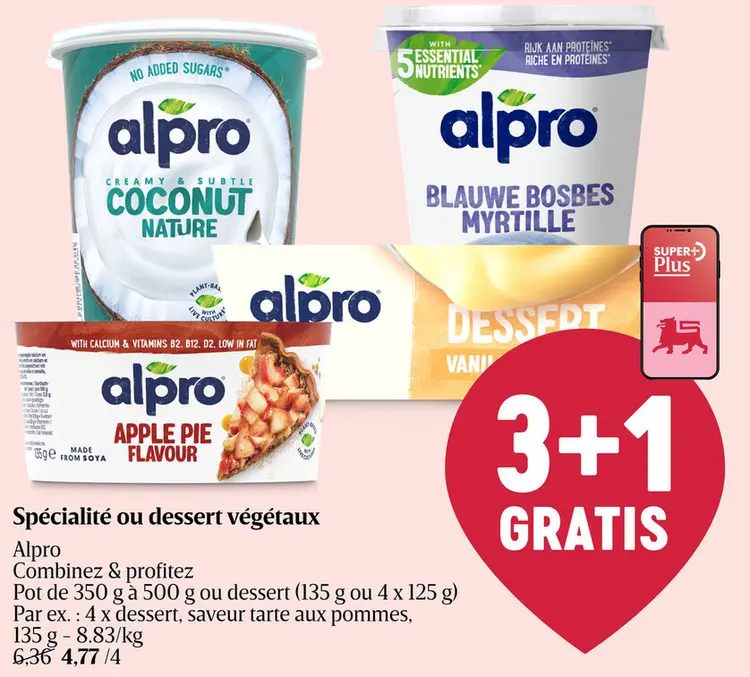 Offre: Spécialité ou dessert végétaux