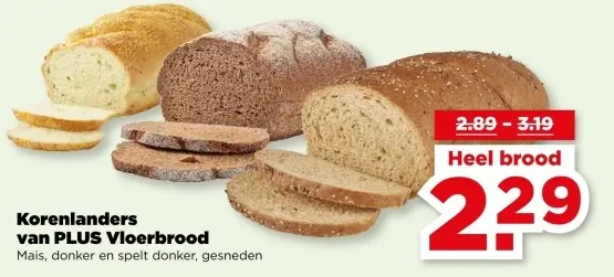 Aanbieding: Korenlanders van PLUS Vloerbrood