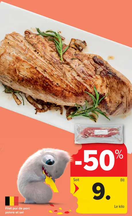 Offre: Filet pur de porc