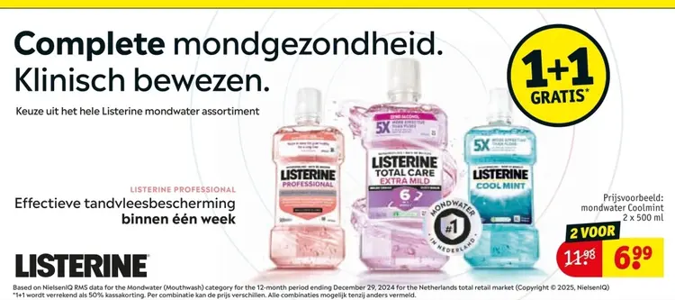 Aanbieding: mondwater Coolmint