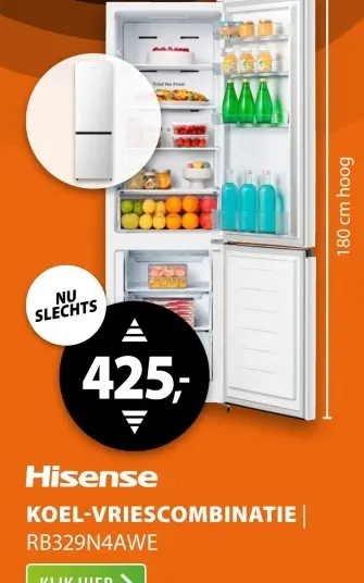 Aanbieding: Koel-vriescombinatie