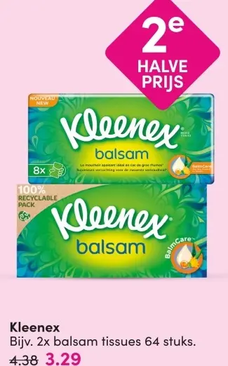 Aanbieding: balsam tissues