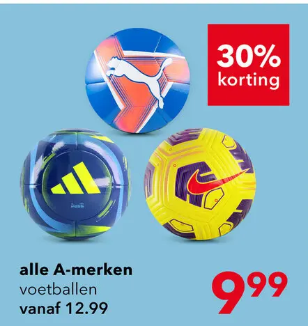 Aanbieding: voetballen