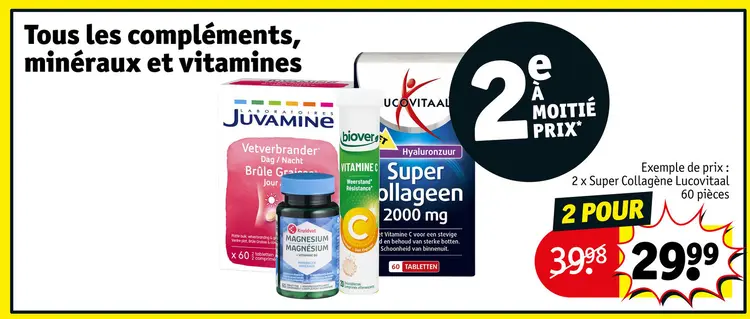 Offre: Tous les compléments, minéreraux et vitamines