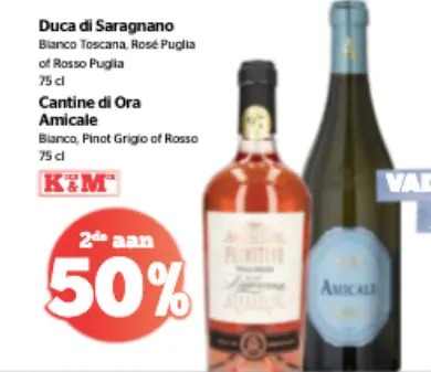 Promotie: Duca di Saragnano of Cantine di Ora Amicale