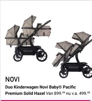 Aanbieding: Duo Kinderwagen Novi Baby® Pacific Premium Solid Hazel