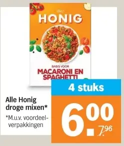 Aanbieding: Alle Honig droge mixen