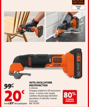 Aanbieding: Outil oscillatoire multifonction