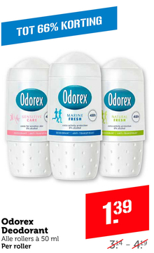Aanbieding: Odorex Deodorant