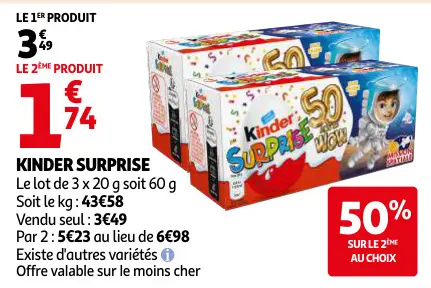 Promotie: Kinder surprise