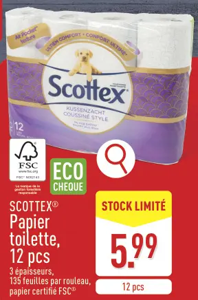 Offre: Papier toilette