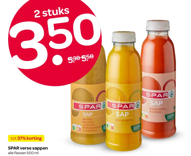 Aanbieding: Verse sappen