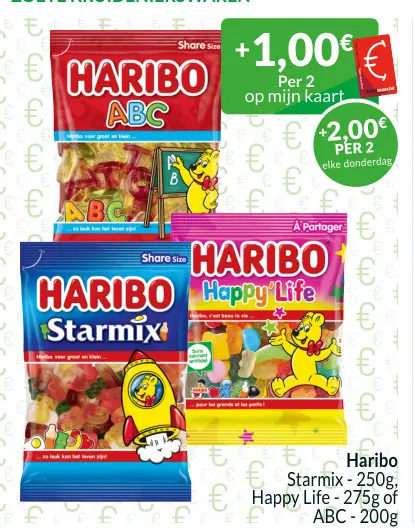 Promotie: Haribo Starmix, Happy Life, ABC