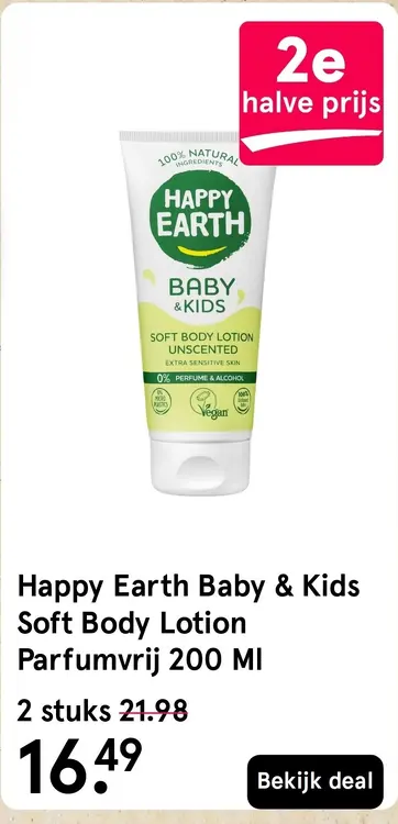 Aanbieding: Baby & Kids Soft Body Lotion Parfumvrij