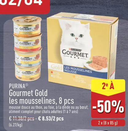 Offre: Gourmet Gold les mousselines